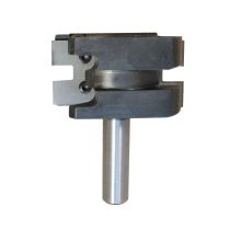 2 3/8' Dia, Carbide Inserts, Tongue Router Bit, 2 Flutes, 6.1-6.6mm B1, 1/2