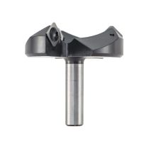 63mm Dia, Carbide Inserts, Planing & Rebating Router Cutter, 12mm Shank, 66mm Length