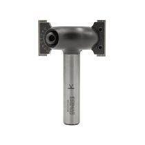 46mm Dia, Carbide Inserts, Adjustable Bevel Router Cutter, 12.7mm Shank, 72mm Length