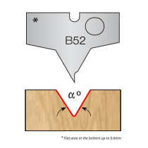 31mm Dia, Carbide Tipped, Multi-Face Profile Router Cutter Insert, 2mm Teeth thickness, 25mm Length