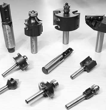 Router Bits with Inserts