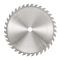 12" Dia, Carbide Tipped, General Ripping Saw Blade, .126" (3.2mm) Kerf, 36 Teeth, FTG