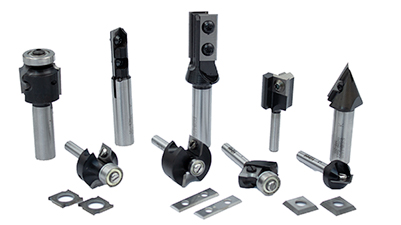 Industrial Router Bits with Inserts