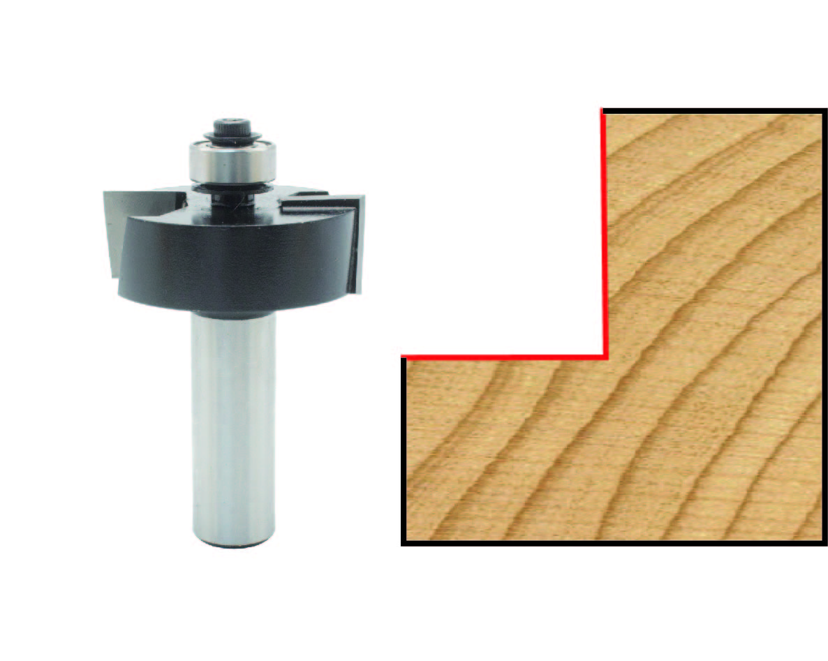Rebate cutter on sale router bit